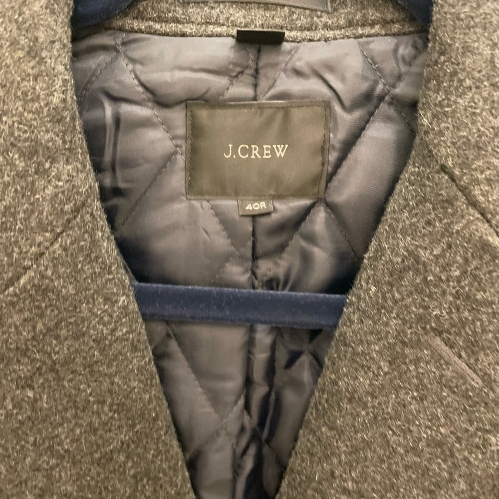 Mens J Crew wool jacket. Beautiful jacket likely worn. Just cleaned.